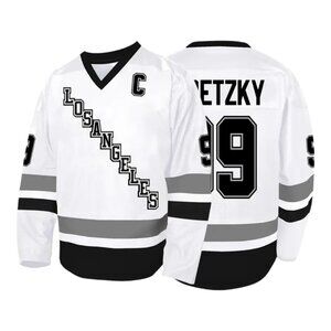 Los Angeles Kings Wayne Gretzky Stitched Hockey Jersey WHITE